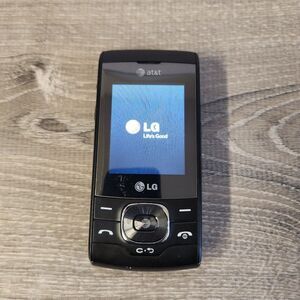 LG GU295 AT&T Cellular 3G Slider Push To Talk Cellular Mobile Phone Black